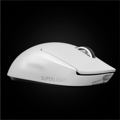 Logitech PRO X SUPERLIGHT Wireless Gaming Mouse - Ultra-Lightweight Optical Wireless Gaming Mouse in White - Unleash Your Gaming